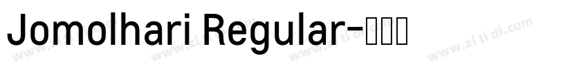 Jomolhari Regular字体转换